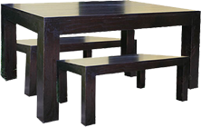 Block Table & Bench Set