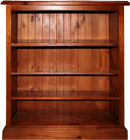 SMALL COLONIAL SOLID PINE BOOKCASE